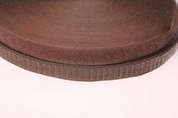 Picture of 4m Velcro tape (loop & hook) - 20mm wide - colour: brown - for sewing