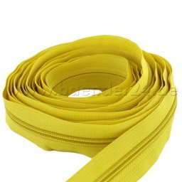 Picture of 5m slide fastener, 5mm rail, color: yellow