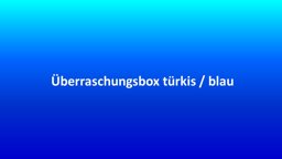 Picture of Überraschungsbox türkis / blau