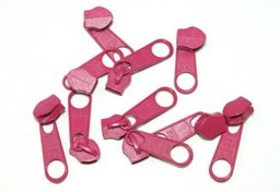 Picture of Slider for slide fastener with 5mm rail, color: orchid rose - 10 pieces