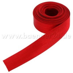 Picture of edge binding made of polyester, 20mm wide, color: red - 10m roll