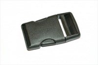 Picture of 50 buckles for 25mm wide webbing, made of synthetic fiber - 50 pieces