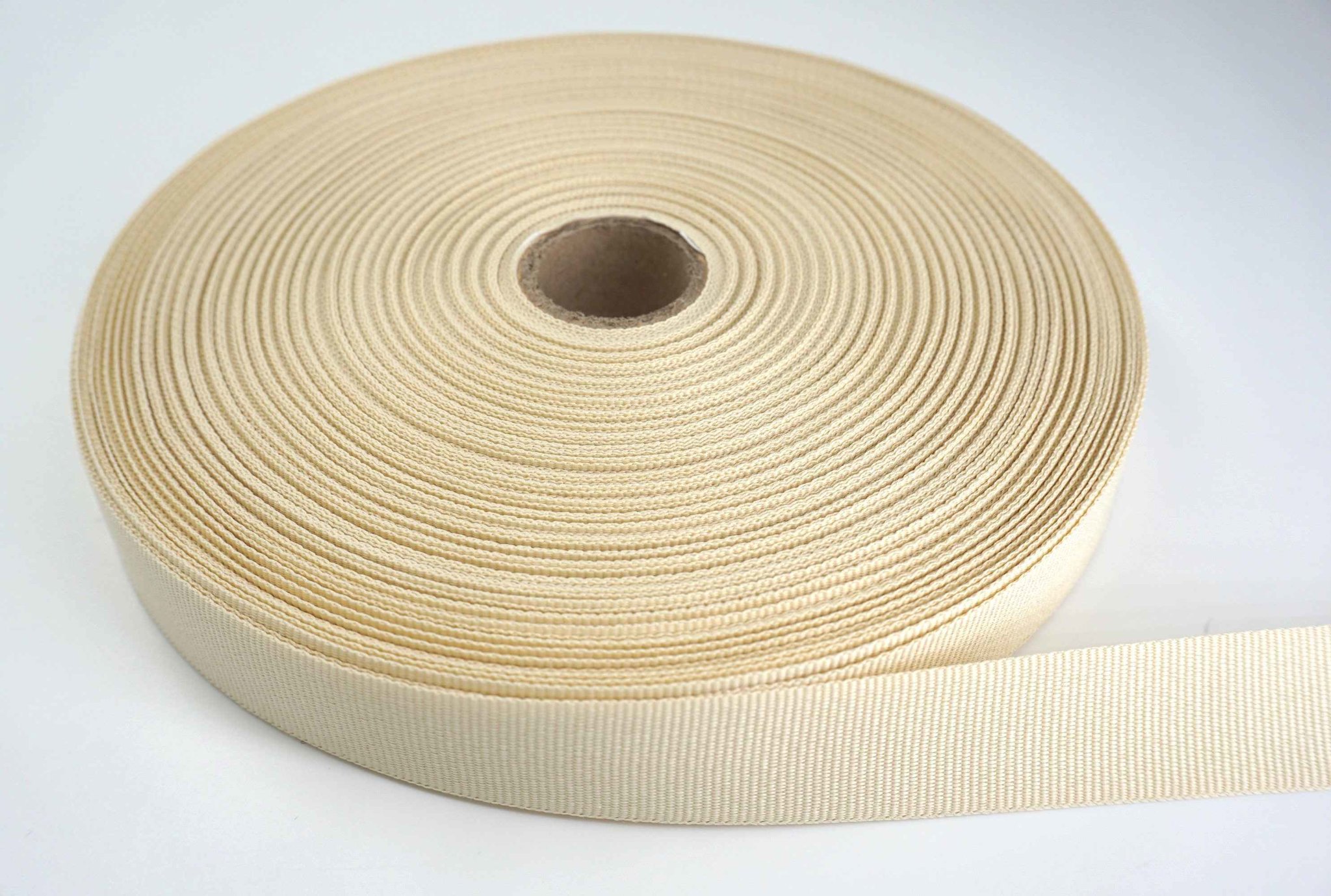 Picture of 50m Rolle Ripsband / Einfassband aus Polyester - 20mm breit - creme