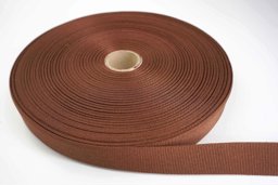 Picture of 50m Rolle Ripsband / Einfassband aus Polyester - 20mm breit - braun