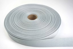 Picture of 50m Rolle Ripsband / Einfassband aus Polyester - 20mm breit - hellgrau