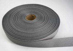 Picture of 50m Rolle Ripsband / Einfassband aus Polyester - 20mm breit - grau
