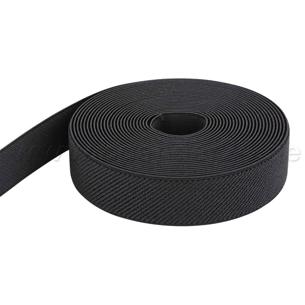 Picture of 1m Gummiband - Farbe: schwarz - 25mm breit
