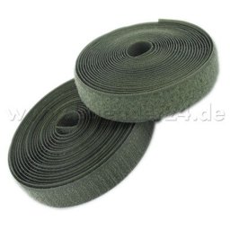 Picture of 25m Velcro tape, 20mm wide, color: khaki - 25m roll