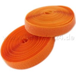 Picture of 25m Velcro tape, 25mm wide, color: orange