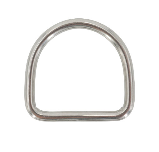 Picture of D-ring made of stainless steel, 50mm inner measurement - 10 pieces