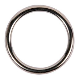Picture of 50mm o-ring (inner measurement) made of stainless steel, 8mm thick, welded - 1 piece