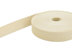 Picture of 50m PP webbing - 20mm width - 1,4mm thick - creme (UV)