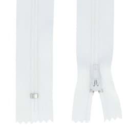 Picture of zipper - 14cm long - colour: white - 25 pieces