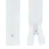 Picture of 25 zippers 3mm - 25cm long - color: white