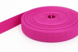 Picture of 10m PP webbing - 25mm width - 1,8mm thick - pink (UV)