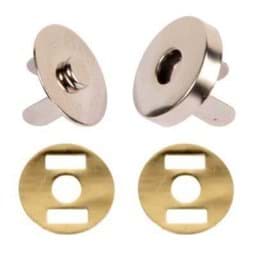 Picture of magnetic lock / magnetic closure 14mm - round - 100 pieces