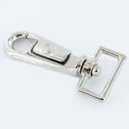 Picture of 6,1cm push snap hook made of zinc die-casting with rotatable swirl, for 25mm webbing - 1 piece