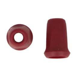 Picture of cord end - for cords up to 4mm thickness - bordeaux - 10 pieces
