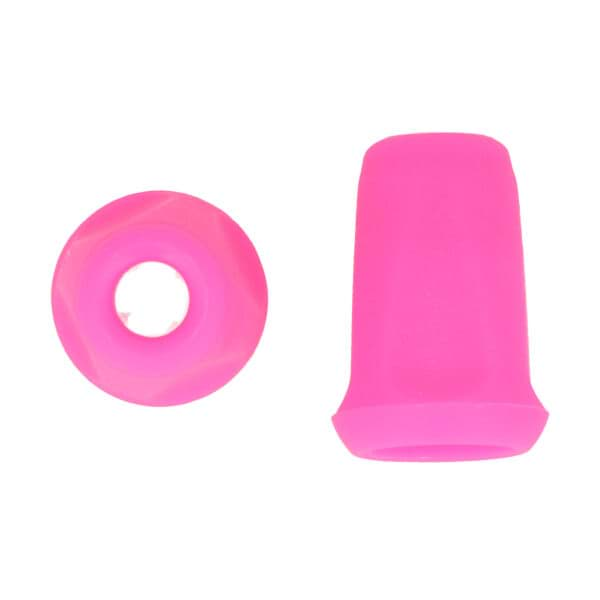 Picture of cord end - for cords up to 4mm thickness - neon pink - 10 pieces