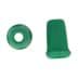 Picture of cord end - for cords up to 4mm thickness - dark green - 10 pieces