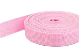 Picture of 10m PP webbing - 15mm width - 1,4mm thick - orchid pink (UV)