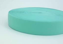 Picture of elastic webbing - 40mm wide - color: mint green - 3m roll