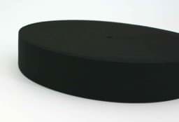 Picture of 25m elastic webbing - colour: black - 1,4mm thick - 40mm wide