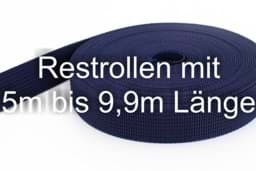 Picture of Restpostenbox 20mm breites PP-Gurtband 1,8mm stark, 50m - dunkelblau (UV)
