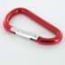 Picture of 10 key carabiner made of aluminum - 80mm long - color: red