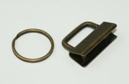 Picture of clamp lock for key fob, for 30mm wide webbing - antique - 50 pieces
