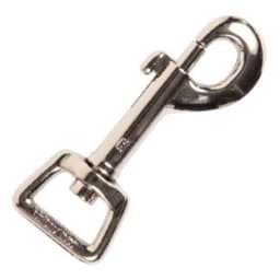 Picture of metal snap hook - 6,2cm long - for 20mm webbing - 10 pieces