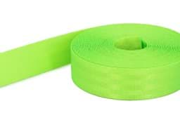 Picture of 50m safety belt - neon green - polyamide, 25mm wide - loadable up to 1t