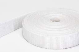 Picture of 50m PP webbing - 25mm width - 1,2mm thick - white (UV)