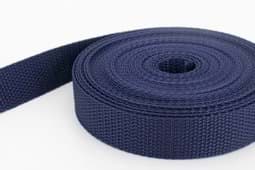 Picture of 50m PP webbing - 25mm width - 1,2mm thick - dark blue (UV)