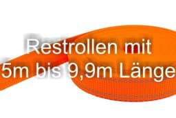 Picture of Restpostenbox 20mm breites PP-Gurtband 1,4mm stark, 25m - orange mit Reflektorstreifen (UV)