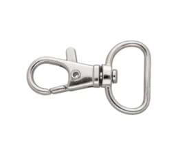Picture of 3/4 carabiner hook made of zinc die-casting, for 20mm webbing - 1 piece