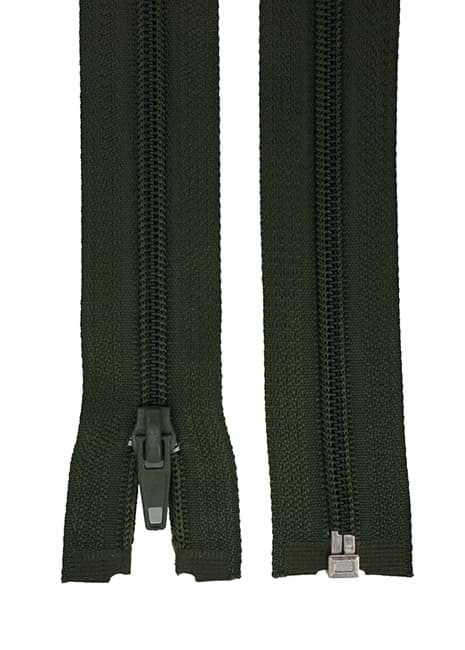 Picture of Reißverschluss teilbar - 80cm lang - Farbe: khaki - 10 Stueck