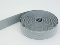 Picture of 5m roll elastic webbing - colour: grey - 25mm wide