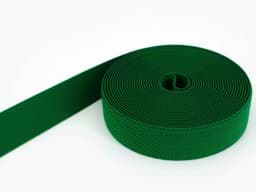 Picture of 5m roll elastic webbing - colour: green - 25mm wide