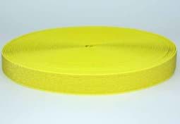 Picture of elastic webbing with glitter - colour: yellow - 25mm wide - 3m length