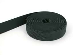 Picture of 5m elastic webbing - colour: dark grey - 25mm wide