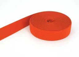 Picture of 5m elastic webbing - colour: orange - 25mm wide