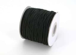 Picture of 100m elastic cord - 1mm thick - black