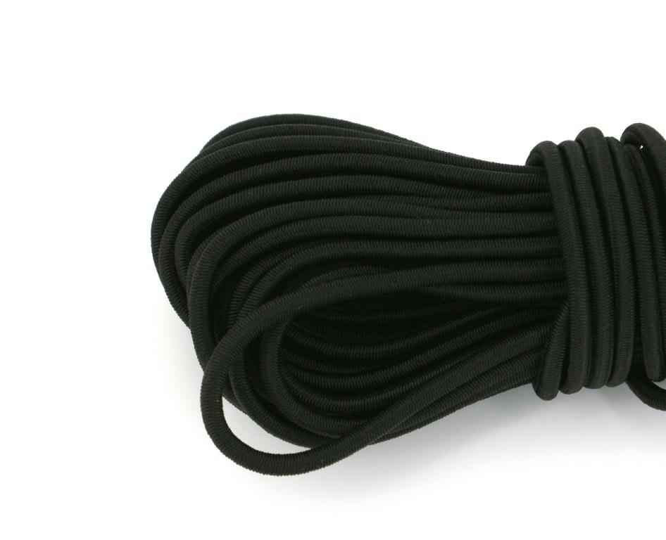 Picture of 10m elastic rope / Shock Cord - 3mm thick - black