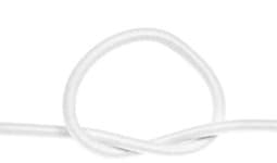 Picture of 5m elastic cord / elastic rope - 5mm thick - white