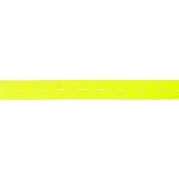 Picture of buttonhole elastic webbing - colour: neon yellow - 20mm wide - 3m length