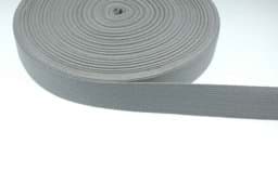 Picture of 1m cotton webbing - 1,2mm thick - 30mm wide - color: grey