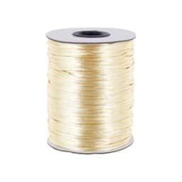 Picture of 100m roll satin cord -  2mm thick - color: cream