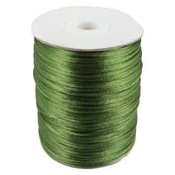 Picture of 100m roll satin cord - 2mm thick - colour: firtree green