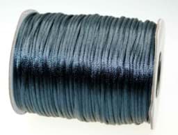 Picture of 100m roll satin cord -  2mm thick - color: graphite